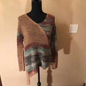 [prAna] asymmetrical vignette sweater
